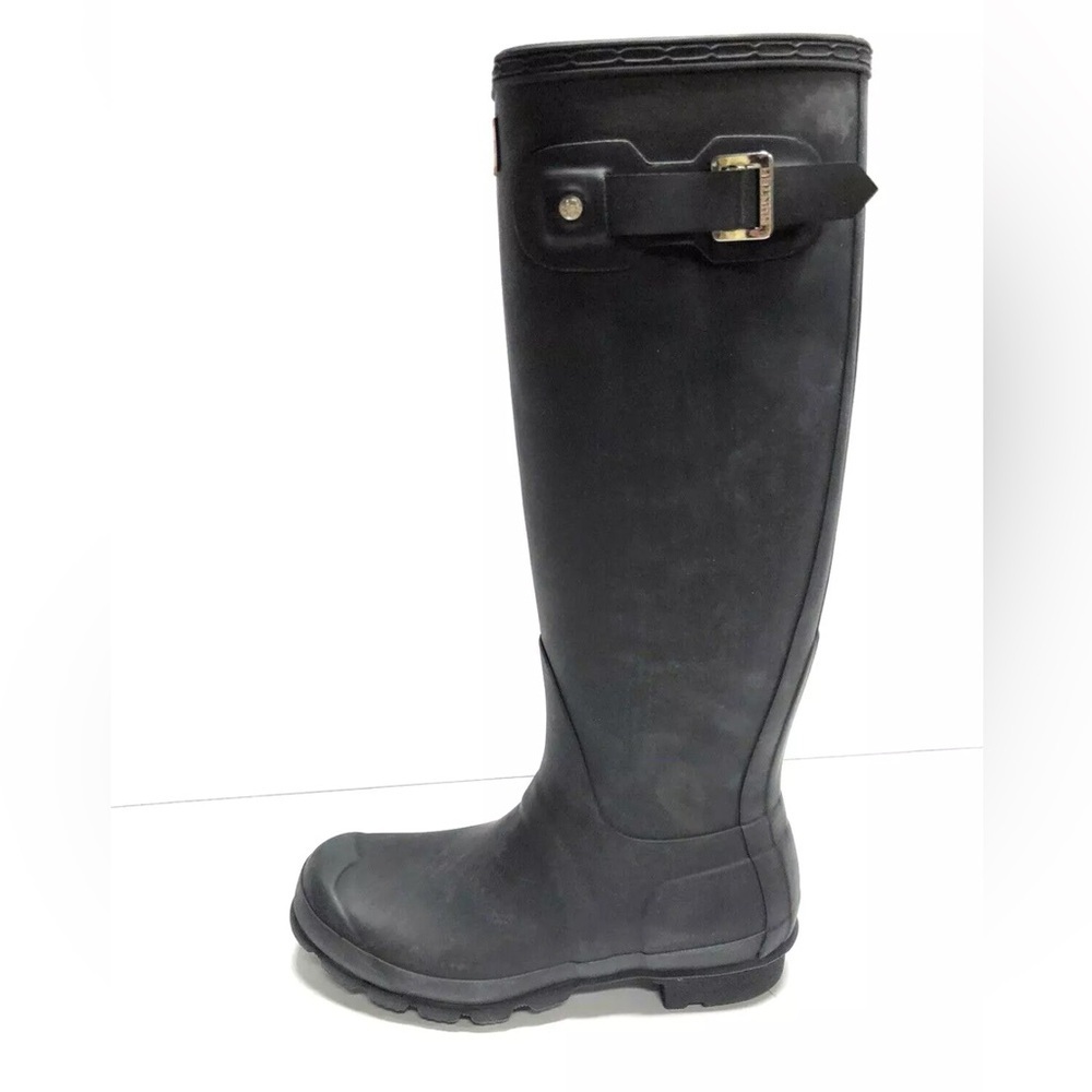 Hunter Women’s Original Tall Rain Boots Black, Size 5 M